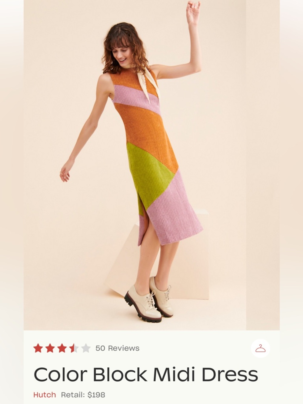 Hutch Multicolor Sleeveless Midi Dress